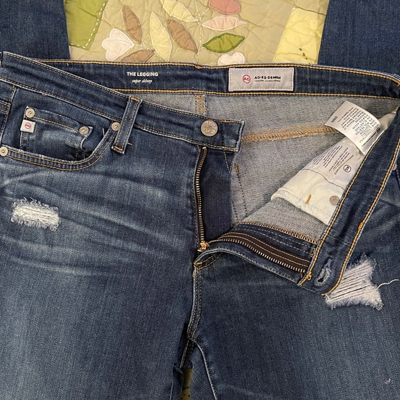 AG The Legging Super Skinny AG-ED Denim - Size 29R - Picture 5 of 9